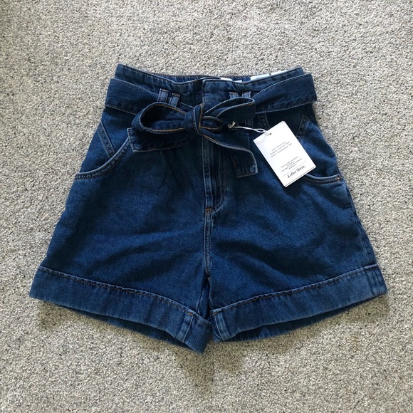 & Other Stories Pants - & Other Stories Belted Denim Shorts NWT